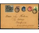 SG434-438. 1929 Set of 5. Very fine used on cover...