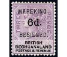 SG10. 1900 6d on 3d Lilac and black. Superb fresh mint...