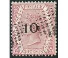 SG35. 1880 10 on 30c Claret. Superb fine used...