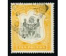 SG52. 1897 £10 Black and yellow. Brilliant fine used...