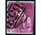 SG29a. 1862 (9d) Dull magenta re-issed as 1d. Superb fine used..