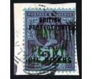 SG11. 1893 1/2d on 2 1/2d Purple/blue. Superb used on piece...