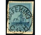 SG17. 1900 1d Pale blue/blue Superb fine used on piece..