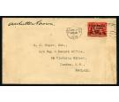 SG143. 1919 $1 on 15c Bright scarlet. FIRST ATLANTIC FLIGHT...