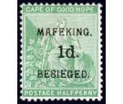 SG1. 1900 1d on 1/2d Green. Superb fresh mint...