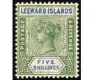 SG8. 1890 5/- Green and blue. Superb fresh mint...