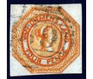 SG12. 1854 4d Yellowish-orange. Superb fine used...