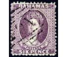 SG19a. 1862 6d Lilac. Superb fine used...