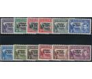 SG1-12. 1952 Set of 12. Post Office fresh U/M mint...