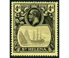 SG92c. 1923 4d Grey and black/yellow. 'Cleft Rock'. Very fine fr