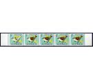 SG386a. 1966 5c Multicoloured. 'Brown (plumage) Omitted'. U/M ma