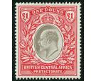 SG66. 1903 £1 Grey and carmine. Choice brilliant fresh mint...