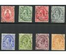 SG154-161. 1921 Set of 8. Very fine used...