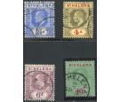 SG64-70. 1908 Set of 4. Very fine used...