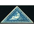 1855 4d Blue/blued paper Plate Proof. Superb with beautiful colo