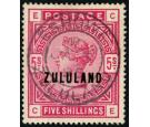 SG11. 1892 5/- Rose. Choice brilliant fine perfectly centred use
