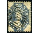 SG87. 1864 6d Dull cobalt. Superb fine used with exceptional ful
