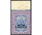 SG24b. 1903 5r Ultramarine and violet 'SUMALILAND' for 'SOMALILA