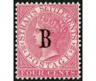 SG3. 1882 4c Rose. Brilliant fresh mint...