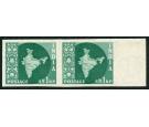 SG399a. 1960 1n.p. Blue-green. 'Imperforate pair'. Brilliant fre