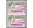 SG64a. 1939 2 1/2d Magenta and sage-green. 'Imperforate Between'