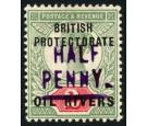 SG9. 1893 1/2d on 2d Grey-green and carmine. Superb fresh mint..