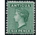 SG2. 1862 6d Blue-green. Superb fresh unused...