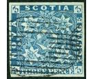 SG4. 1857 3d Pale blue. Superb fine used with excellent...