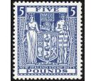 SG F168. 1931 £5 Indigo-blue. Brilliant fresh U/M mint...