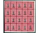 SG18/18a. 1867 1/- Black and rose-carmine/white paper. Complete 