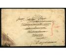 SG11. 6d Rose-lilac. "ROULETTED'. 1860 Cover to Hull...