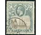 SG100c. 1923 2d Grey and slate. 'Cleft Rock'. Superb fine used..