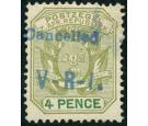 SG6. 1900 4d Sage-green and green. Very fine fresh mint...