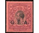 SG61. 1917 20r Black and purple/red. Superb fresh mint...