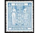 SG F210. 1952 £4 Light blue. Superb fresh U/M mint...