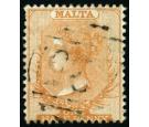 SG1. 1860 1/2d Buff 'Blued Paper'. Brilliant fine used...