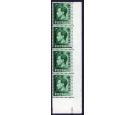 SG227a. 1936 5c on 1/2d Green Bar through 'POSTAGE'. Brilliant U