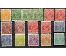 SG94-104. 1926 Set complete with all shades and dies, superb fre