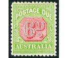 SG D110. 1936 6d Carmine and yellow-green. Superb fresh well cen