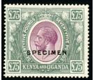 SG104s. 1925 £75 Purple and grey 'SPECIMEN'. Brilliant fresh U/