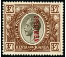 SG103s. 1922 £50 Black and brown 'SPECIMEN'. Brilliant fresh mi