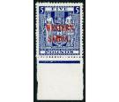 SG214w. 1953 £5 Indigo-blue. 'Watermark Inverted'. Brilliant U/