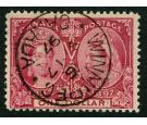 SG136. 1897 $1 Lake. Superb used with a neat 'WINNIPEG'...