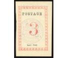 SG30. 1886 3d Rose. Brilliant fresh mint with original corner...