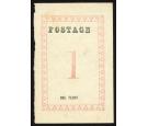 SG33a. 1886 1d Rose. 'Without Handstamp'. Superb fresh mint with