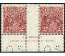 SG O92. 1926 2d Red-brown. Superb fresh mint "A J Mullett" impri
