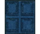 SG122a.122ac. 1862 4c Black on blue. Exceptionally rare mint b