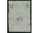 SG32. 1896 40(c.) Black. Superb fresh unused...