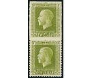 SG429b. 1915 9d Sage-green. 'Imperforate three sides (top stamp 