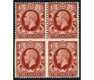 SG441b. 1934. 1 1/2d Red-brown. Imperforate (three sides) (lower